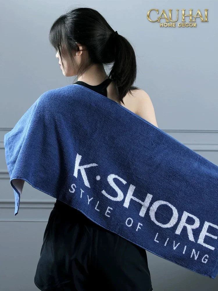 Khăn Thể Thao 38X120 - K.Shore Sporty Towel Pink-CẬU HAI HOME DECOR