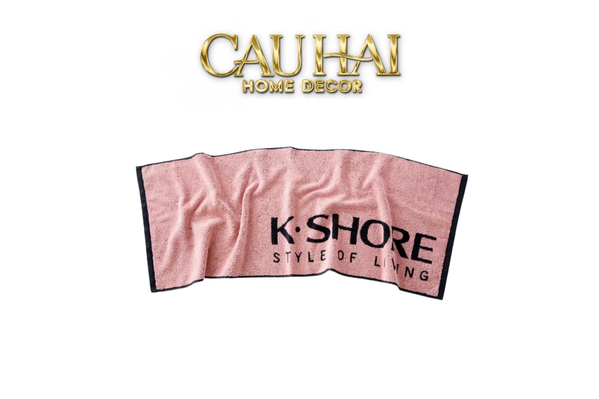 Khăn Thể Thao 38X120 - K.Shore Sporty Towel Pink-KHĂN TẮM-Đối tác tại Trung Quốc theo từng đơn đặt hàng-CẬU HAI HOME DECOR