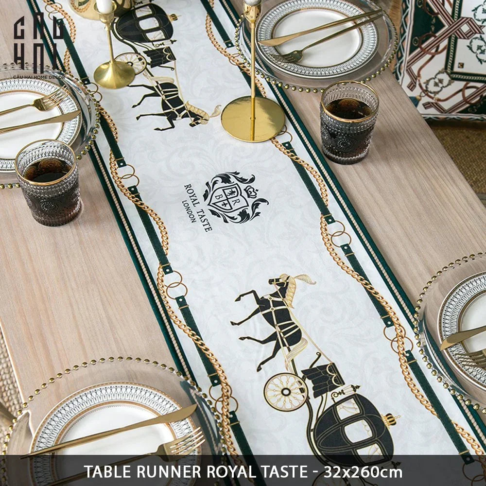 Khăn Trải Bàn Royal Hall Cavalier 2M6 Velvet Table Runner.-CẬU HAI HOME DECOR