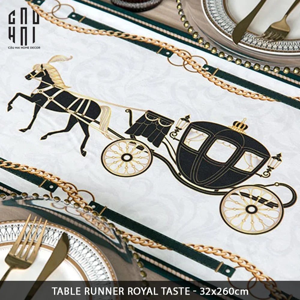 Khăn Trải Bàn Royal Hall Cavalier 2M6 Velvet Table Runner.-CẬU HAI HOME DECOR