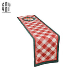FÊTES COUTURE - KHĂN TRẢI BÀN - TABLE RUNNER CARREAUX 40X280 CM - CẬU HAI HOME DECOR