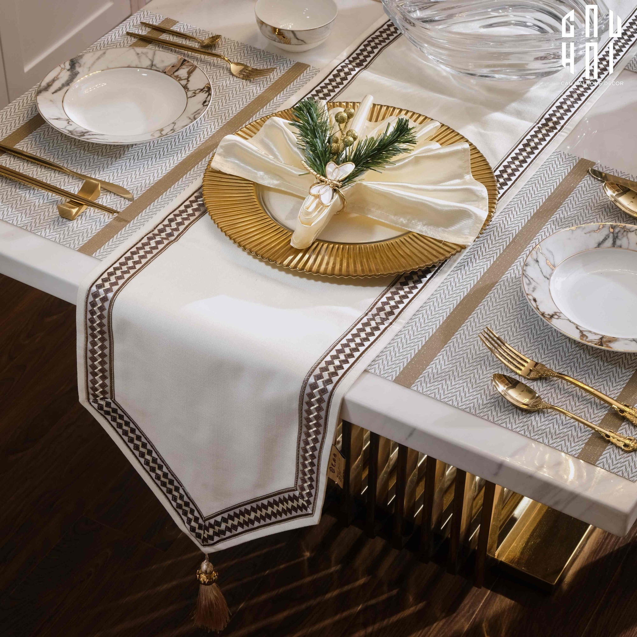 Khăn Trải Bàn Tatiana 3M-CẬU HAI HOME DECOR
