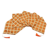 Maison Couture - Khăn Trải Bàn Lụa Treillis Doré Orange Fauve Silk Table Runner 2m4-KHĂN TRẢI BÀN-Đối tác tại Trung Quốc theo từng đơn đặt hàng-CẬU HAI HOME DECOR