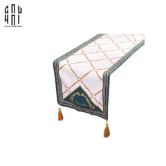 Khăn Trải Bàn Vert Chevaux 2M6 Velvet Table Runner-CẬU HAI HOME DECOR