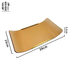 Khay Acrylic Ambre Purété Wavy Contour-CẬU HAI HOME DECOR