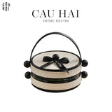 KHAY BÁNH KẸO 2 TẦNG LOVELY SERENA - CẬU HAI HOME DECOR