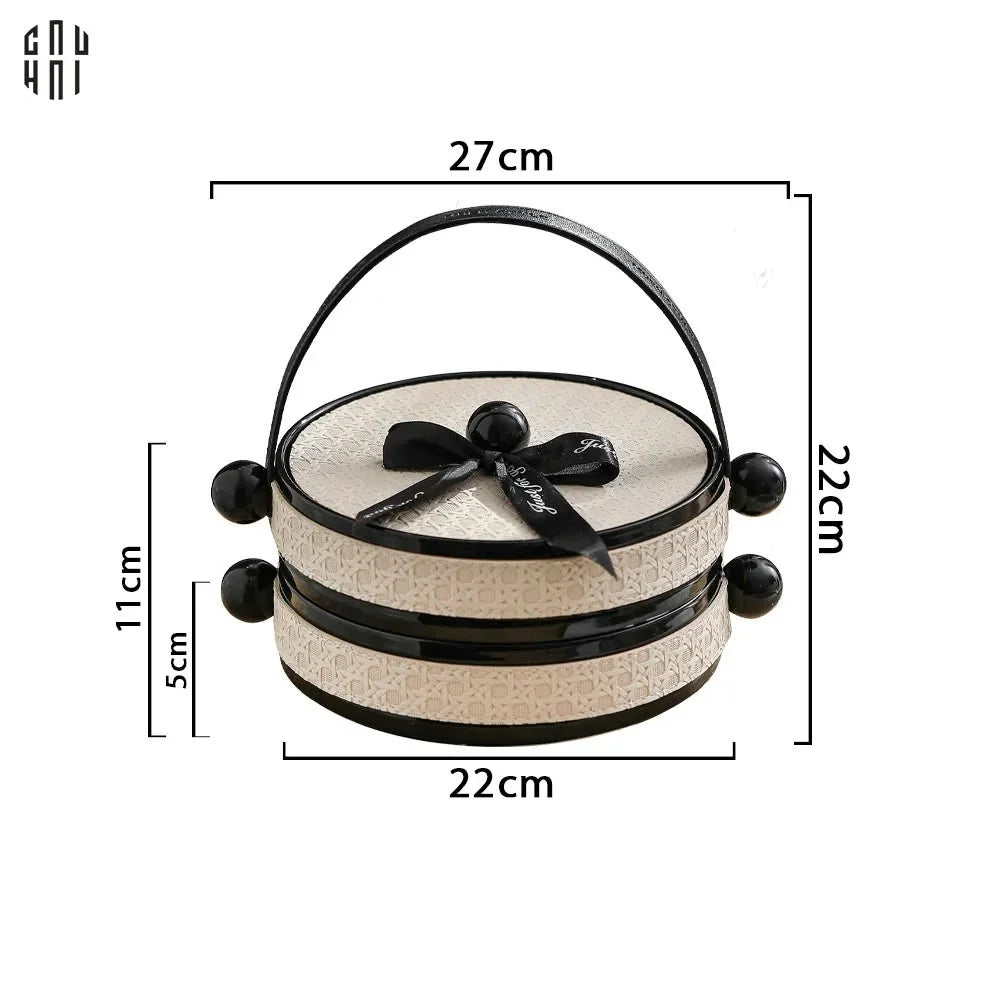 KHAY BÁNH KẸO 2 TẦNG LOVELY SERENA - CẬU HAI HOME DECOR