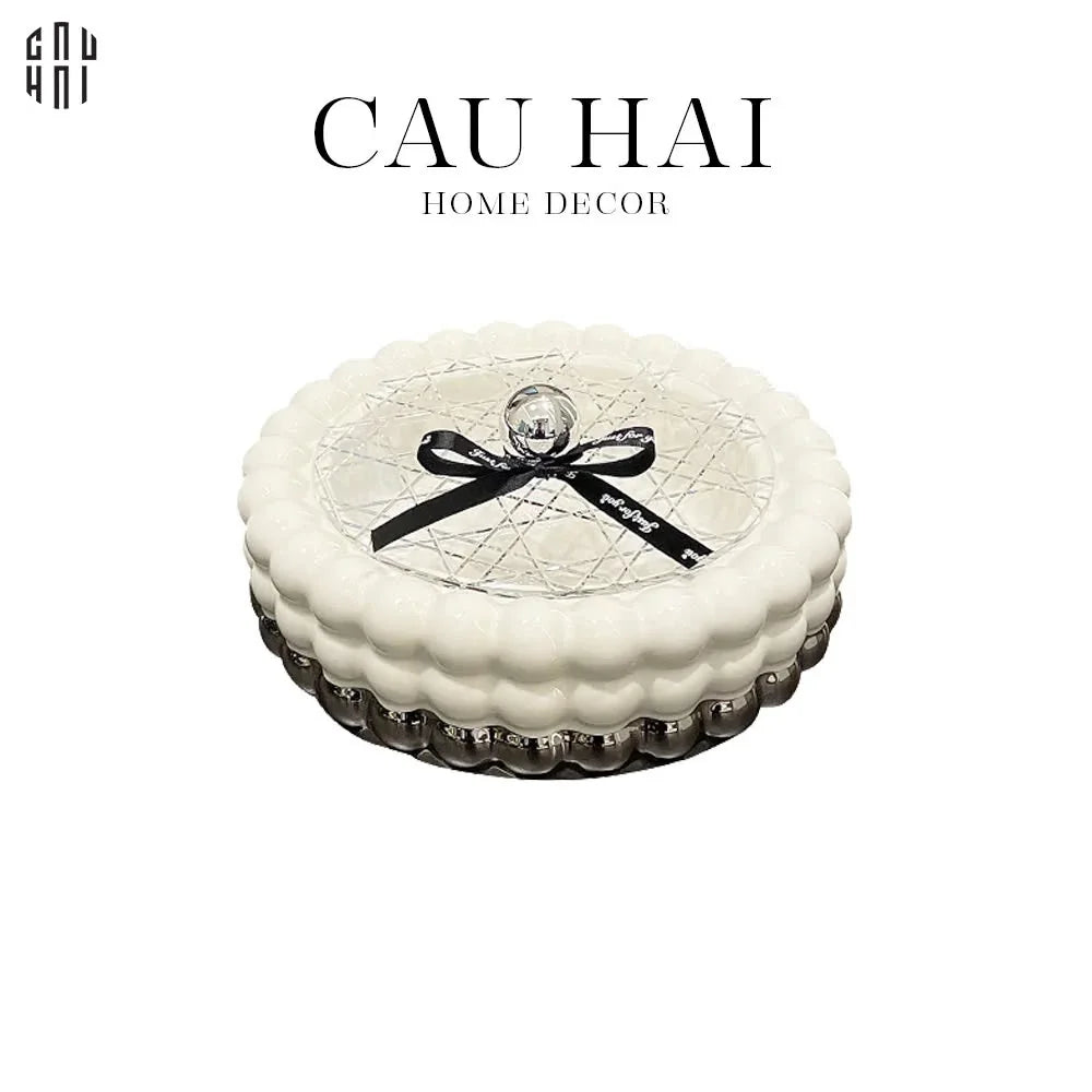 KHAY BÁNH KẸO LOVELY ANGEL - CẬU HAI HOME DECOR