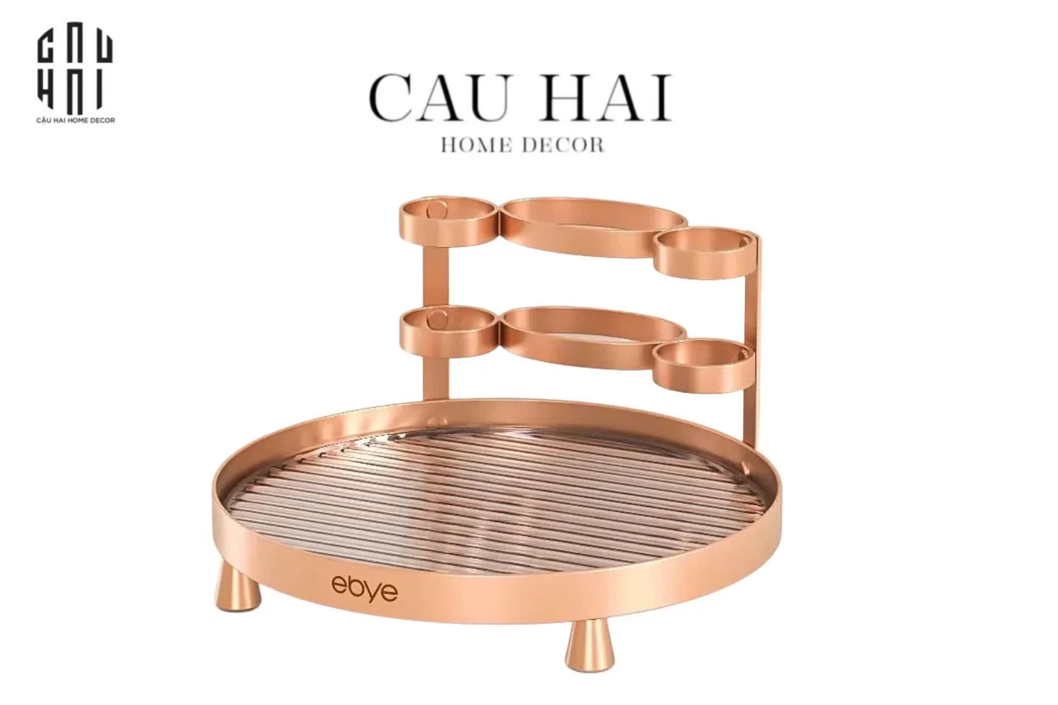KHAY CHAMPAGNE LUXE XXV - WATERPROOF - CẬU HAI HOME DECOR