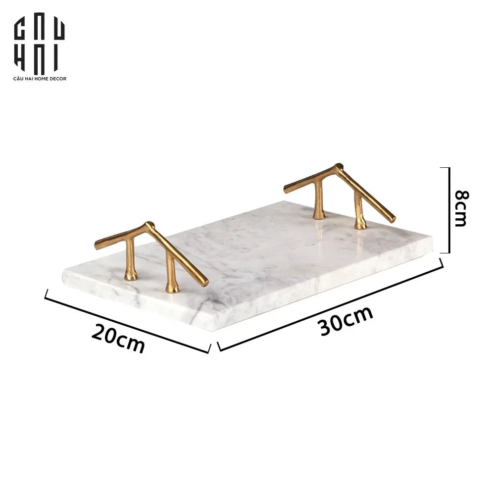 KHAY ĐÁ MARBLE ARROW SS25-CẬU HAI HOME DECOR