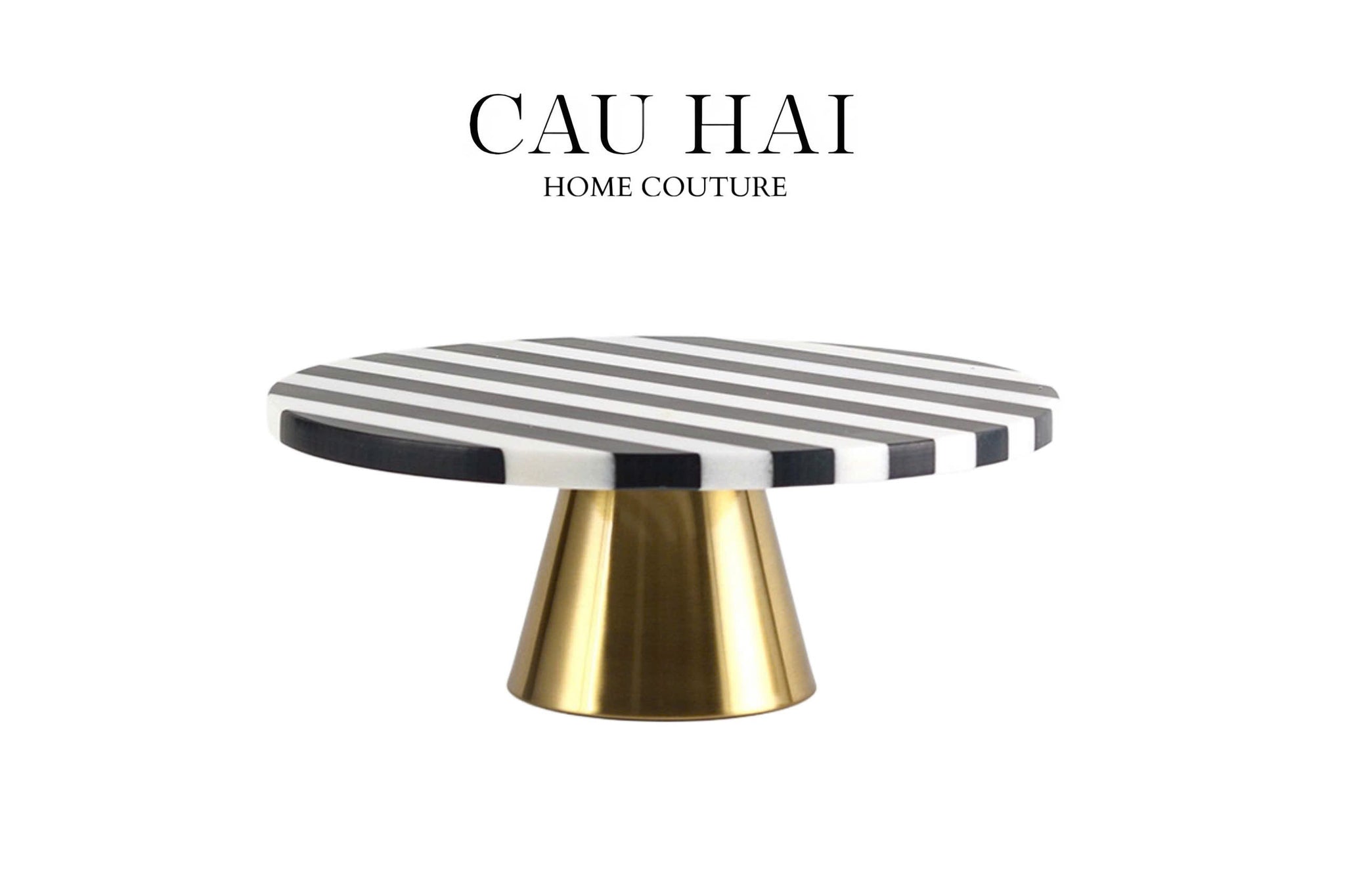 KHAY ĐÁ TRÒN REFLECTION PEDESTAL TRAY D30 - CẬU HAI HOME DECOR