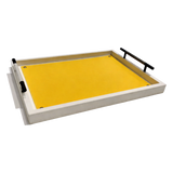 Khay Gỗ Chữ Nhật Chanh Vàng Elegance Luxe Leather - Citrus Jaune 32.5x42.5-KHAY TRANG TRÍ-CẬU HAI HOME DECOR-CẬU HAI HOME DECOR