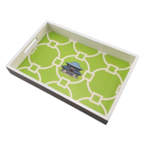 Khay Gỗ Chữ Nhật Palm Court Ceramic Indigo 38x25x5-KHAY TRANG TRÍ-CẬU HAI HOME DECOR-CẬU HAI HOME DECOR