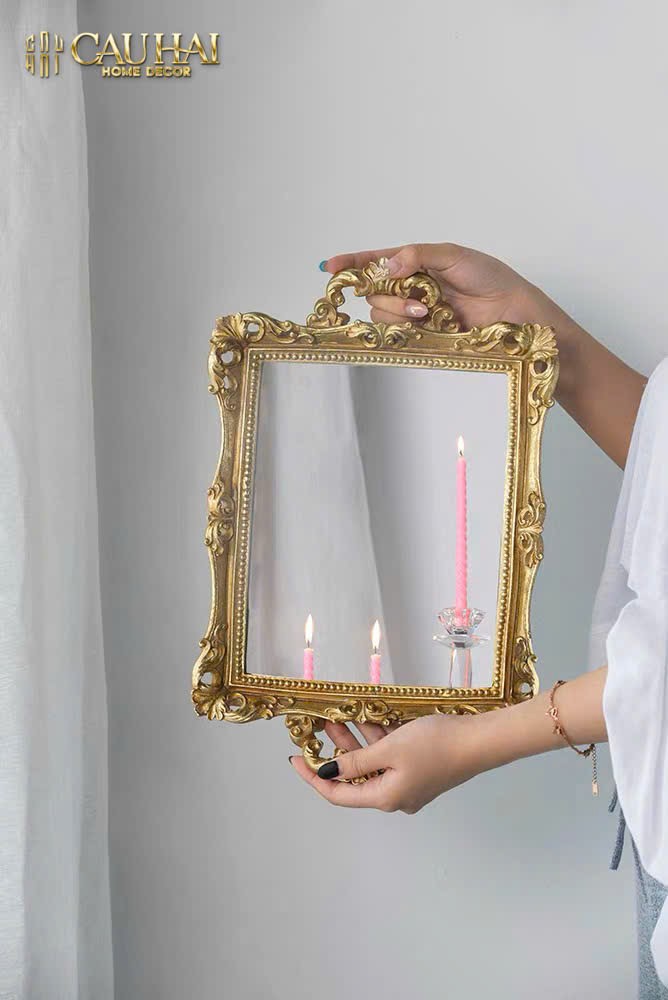 HOME COUTURE - KHAY GƯƠNG BAROQUE FRAME SIZE 38 - CẬU HAI HOME DECOR