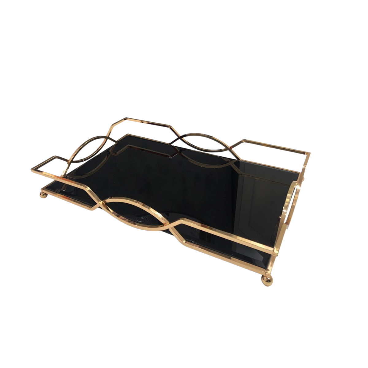 Khay Gương Chữ Nhật Savoir Noir 30x40-KHAY TRANG TRÍ-CẬU HAI HOME DECOR-CẬU HAI HOME DECOR