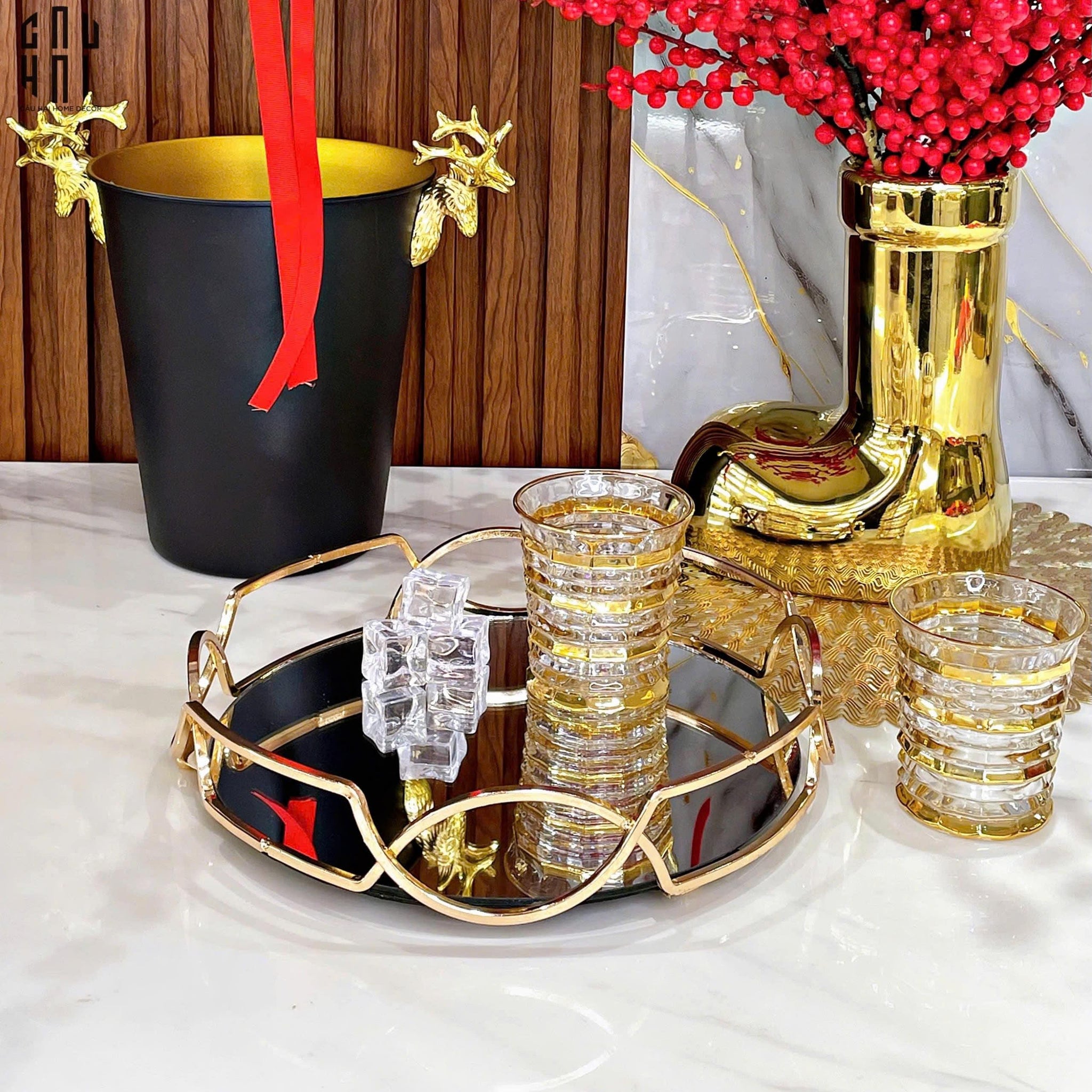 KHAY GƯƠNG TRÒN ROUND TAYLOR SS25-CẬU HAI HOME DECOR