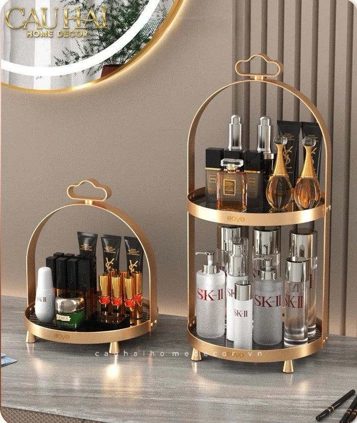 Khay Kệ Phòng Tắm Kệ Bàn Trang Điểm 2 Tầng Chống Nước Clair Waterproof Tiered Organizers-CẬU HAI HOME DECOR
