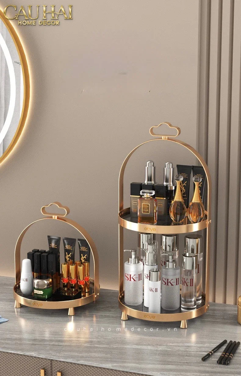 Khay Kệ Phòng Tắm Kệ Bàn Trang Điểm 2 Tầng Chống Nước Clair Waterproof Tiered Organizers-CẬU HAI HOME DECOR