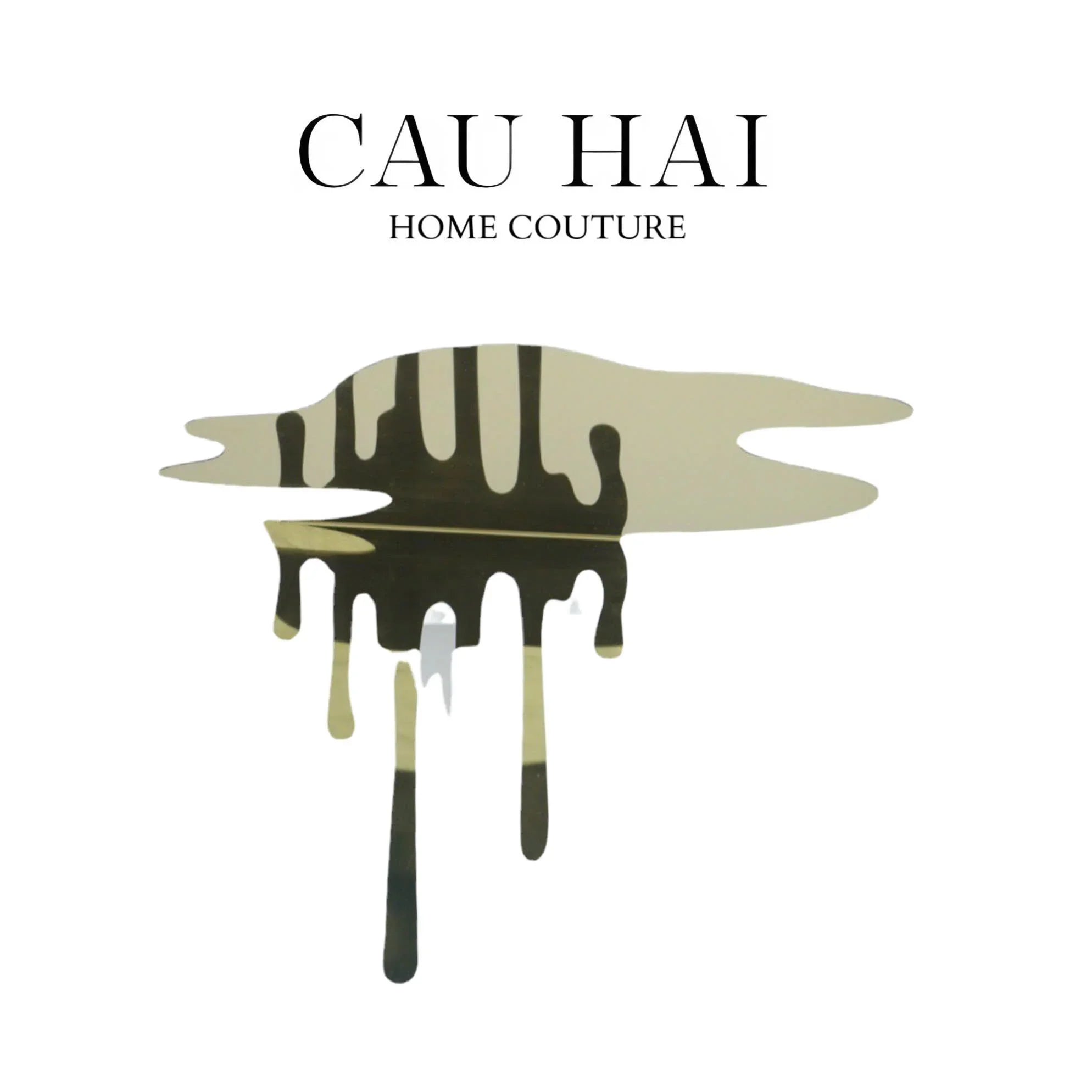 KHAY MELTED GOLD REFLECTION - CẬU HAI HOME DECOR