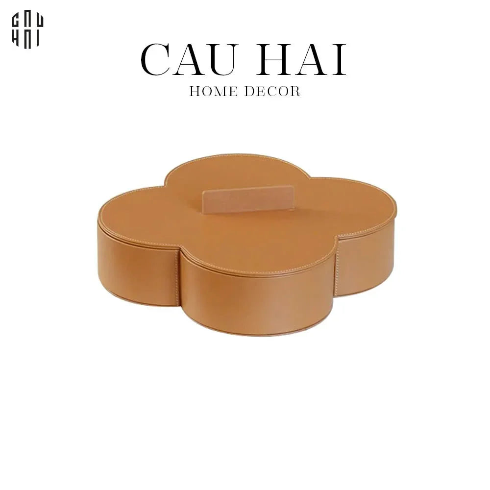 FÊTES COUTURE - KHAY MỨT DA LUX LEATHER TERRA FLEUR LOUIS - CẬU HAI HOME DECOR