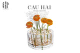KHAY THUỶ TINH CẮM HOA - LES FLEURS-CẬU HAI HOME DECOR