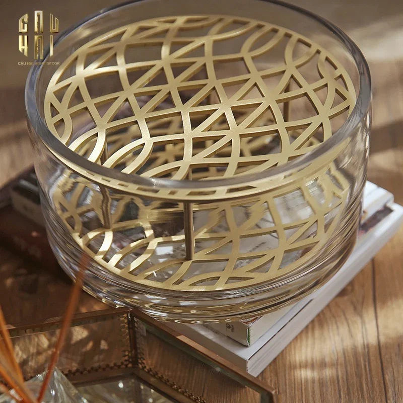 KHAY THUỶ TINH CẮM HOA - LES FLEURS-CẬU HAI HOME DECOR