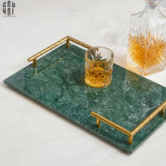 Khay Trang Trí Vân Đá Marble Premium Ss22-CẬU HAI HOME DECOR