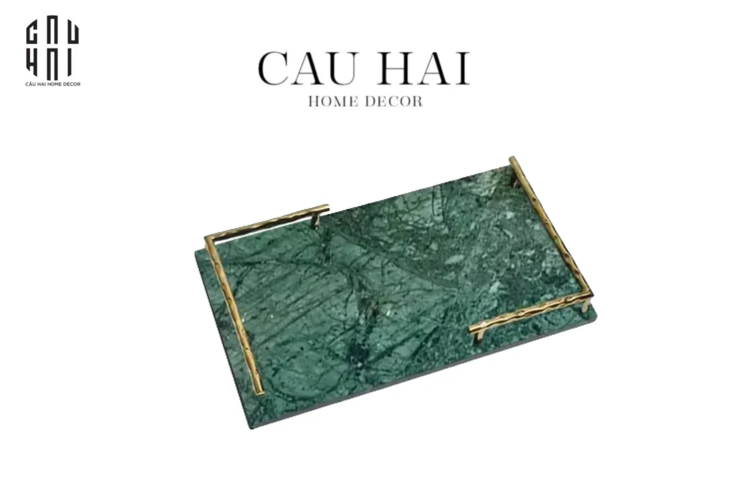Khay Trang Trí Vân Đá Marble Premium Ss22-CẬU HAI HOME DECOR