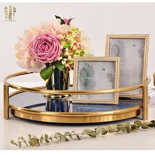 Khay Tròn Blue Ocean D38-CẬU HAI HOME DECOR