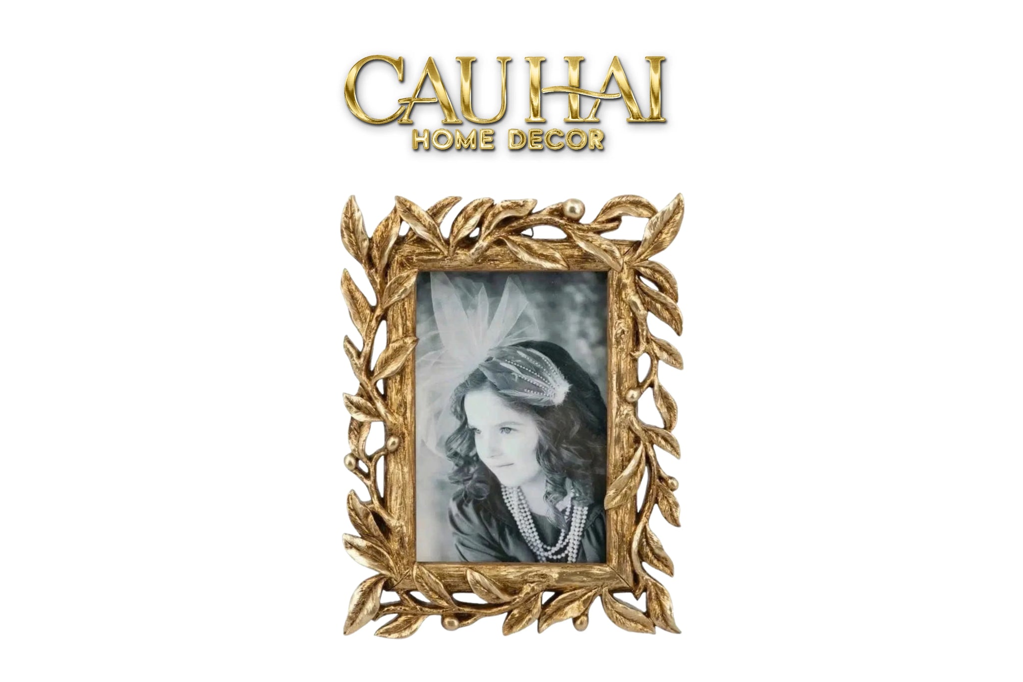 Khung Ảnh Heritage Olive Gilded Frame 6.5" X 8.5"-CẬU HAI HOME DECOR