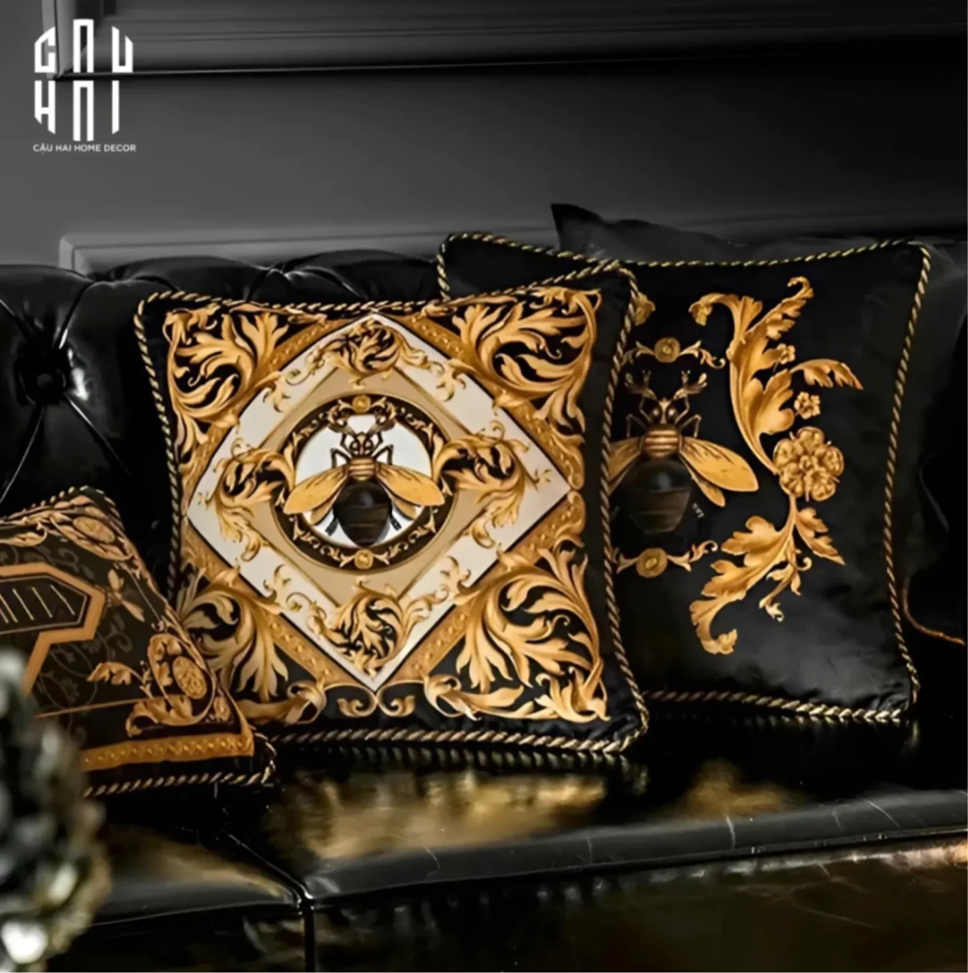 L’ATELIER DU CUSSON - VỎ GỐI NHUNG LUXURY LEGACY OF BAROQUE 45 - CẬU HAI HOME DECOR