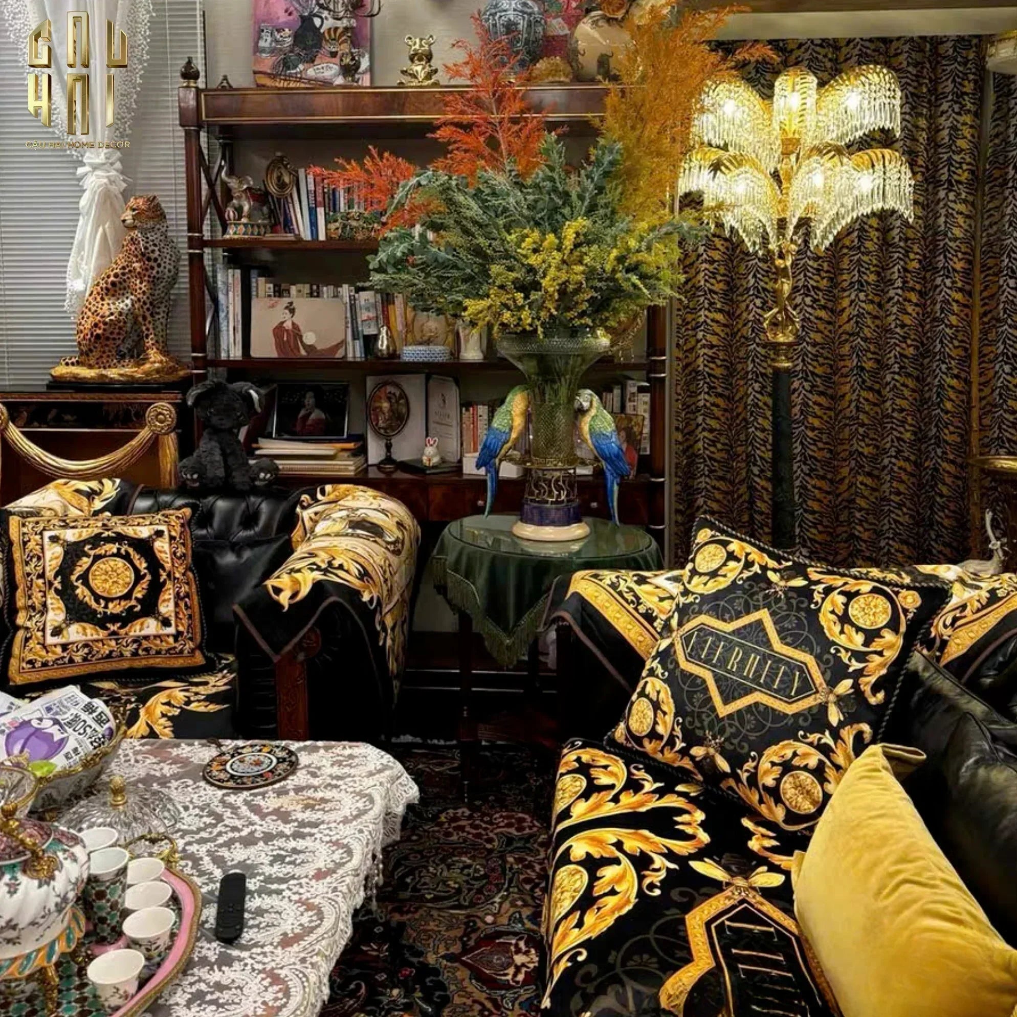 L’Atelier Du Cusson - Vỏ Gối Nhung Luxury Legacy Of Baroque 45-CẬU HAI HOME DECOR