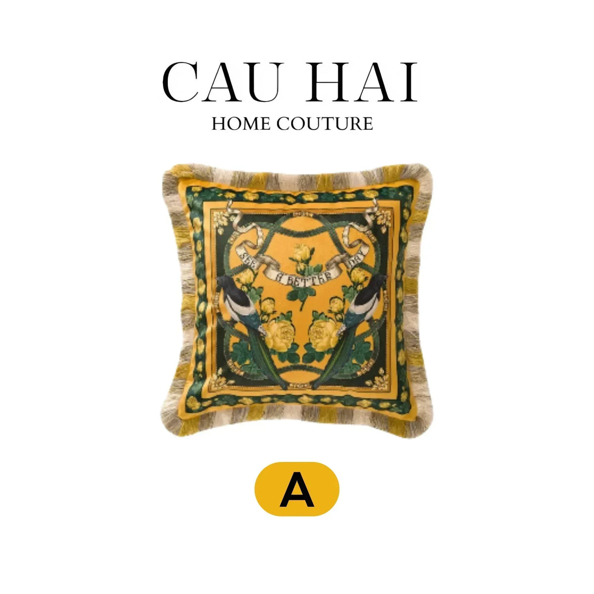 L’Atelier Du Cusson - Vỏ Gối Nhung Minh Hoàng A 45x45-VỎ GỐI-CẬU HAI HOME DECOR-CẬU HAI HOME DECOR
