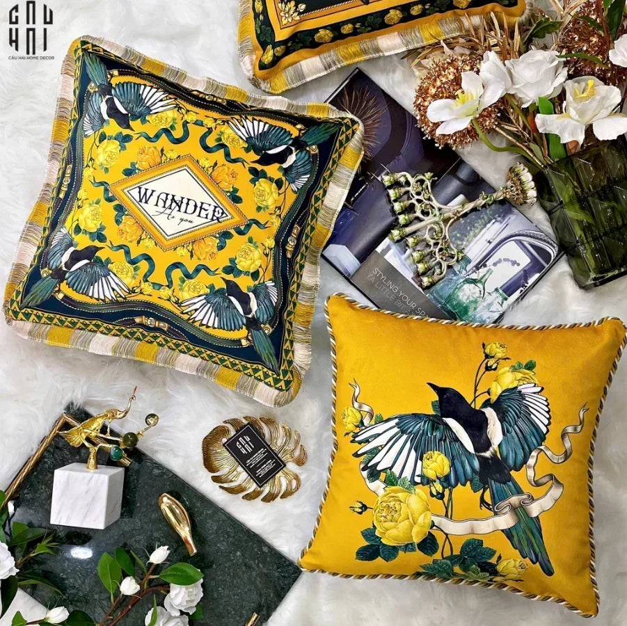 L’Atelier Du Cusson - Vỏ Gối Nhung Minh Hoàng D 30x50-CẬU HAI HOME DECOR