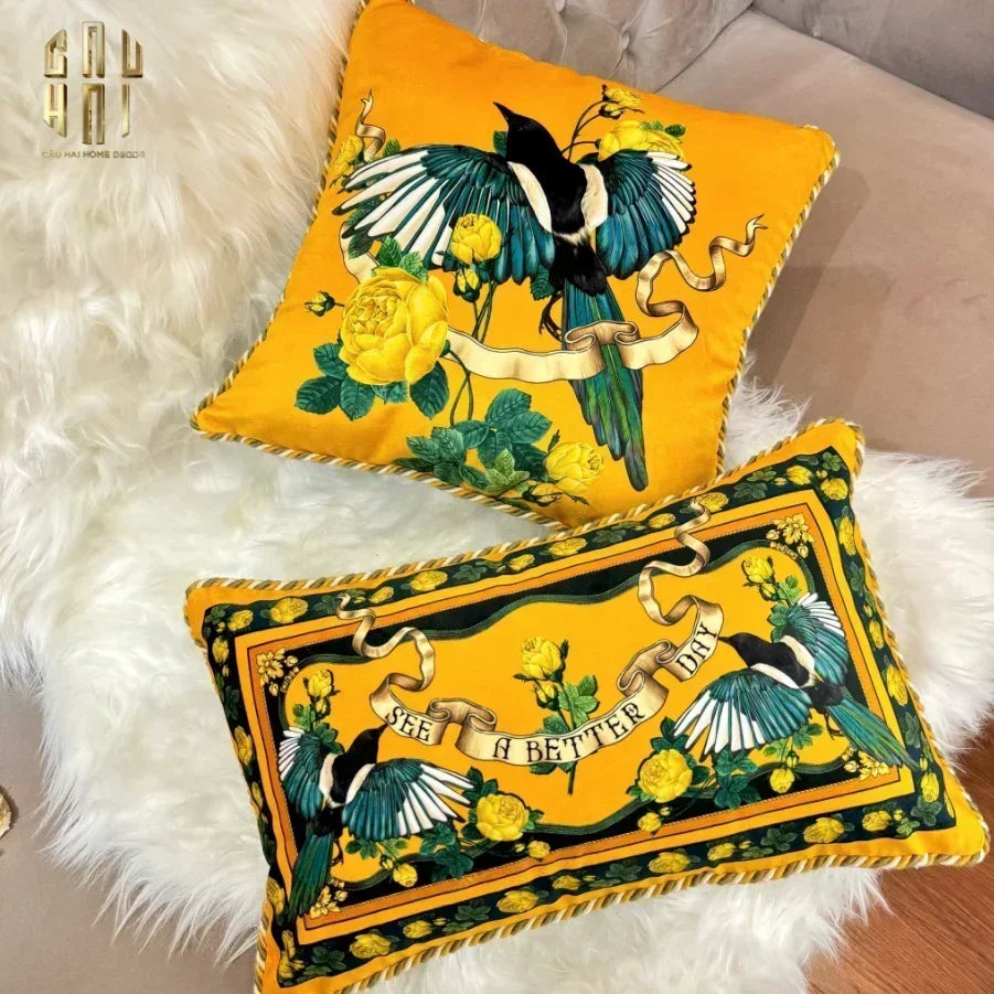 L’Atelier Du Cusson - Vỏ Gối Nhung Minh Hoàng D 30x50-CẬU HAI HOME DECOR