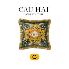 L’Atelier Du Cusson - Vỏ Gối Nhung Minh Hoàng D 30x50-CẬU HAI HOME DECOR