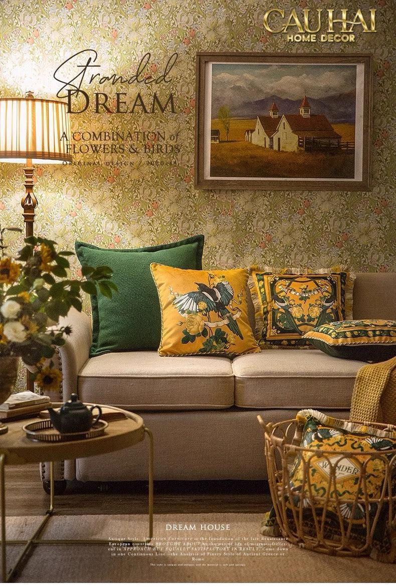 L’Atelier Du Cusson - Vỏ Gối Nhung Minh Hoàng D 30x50-CẬU HAI HOME DECOR
