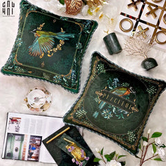 L’Atelier Du Cusson - Vỏ Gối Nhung Moonlight Flower Fw25-CẬU HAI HOME DECOR