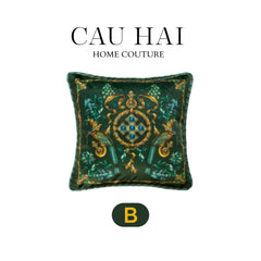 L’Atelier Du Cusson - Vỏ Gối Nhung Moonlight Flower Fw25-CẬU HAI HOME DECOR