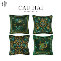 L’Atelier Du Cusson - Vỏ Gối Nhung Moonlight Flower Fw25-CẬU HAI HOME DECOR