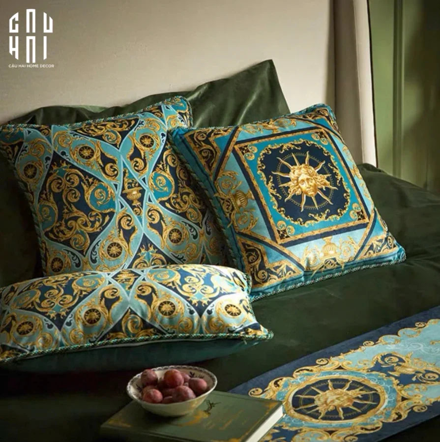 L’ATELIER DU CUSSON - VỎ GỐI NHUNG THE MAGNOLIA VELOUR AVENUE 45-CẬU HAI HOME DECOR