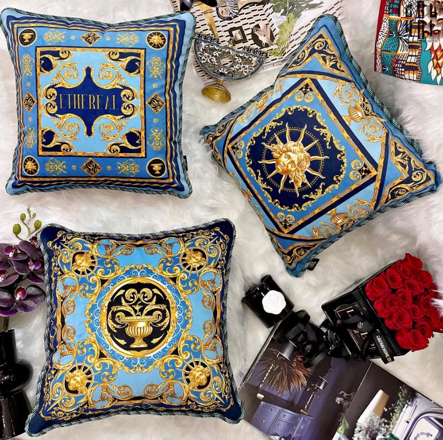 L’ATELIER DU CUSSON - VỎ GỐI NHUNG THE MAGNOLIA VELOUR AVENUE 45-CẬU HAI HOME DECOR