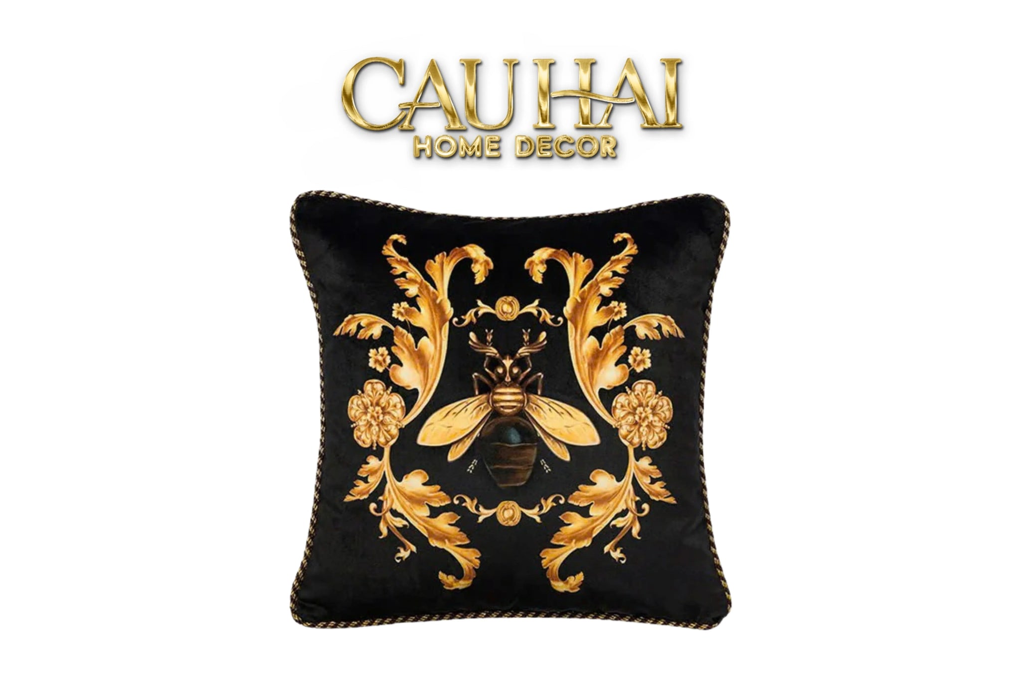L’Atelier Du Cusson - Vỏ Gối Sofa Nhung Luxury Legacy Of Queen 45-CẬU HAI HOME DECOR