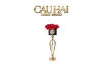 L’Essence Du Rose 12 - Chậu Hoa Hồng Versailles Grande H52-CẬU HAI HOME DECOR