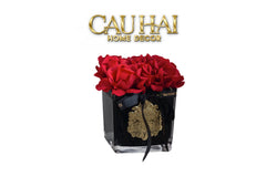 L’Essence Du Rose - Chậu Hoa Hồng Thuỷ Tinh Maison De L’Élégance D15-CẬU HAI HOME DECOR