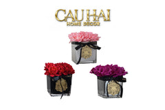 L’Essence Du Rose - Chậu Hoa Hồng Thuỷ Tinh Maison De L’Élégance D15-CẬU HAI HOME DECOR