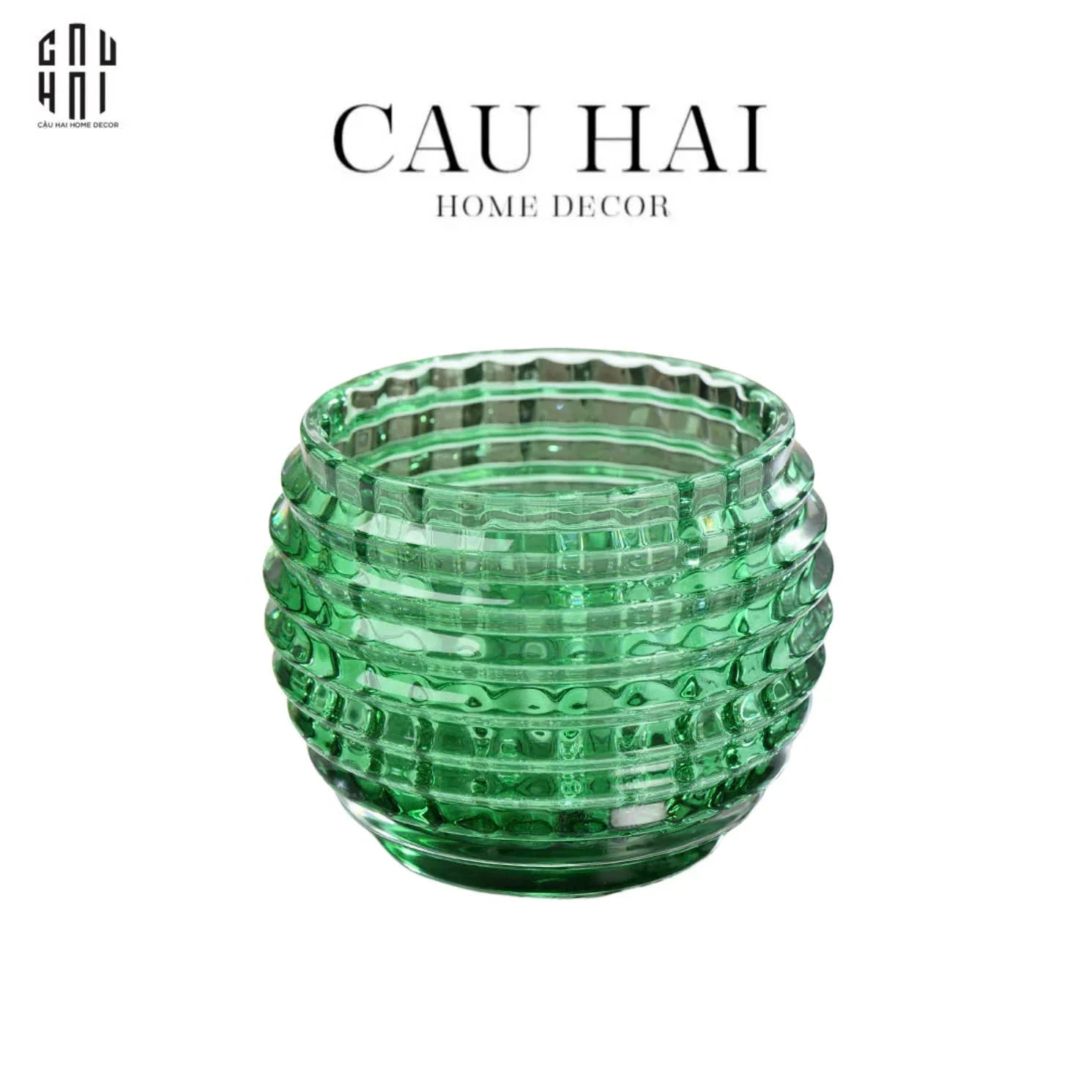 FÊTES COUTURE - LỌ NẾN GRANDE CRYSTAL - JADE LUMIÈRE - CẬU HAI HOME DECOR
