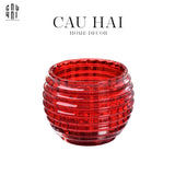 FÊTES COUTURE - LỌ CRYSTAL ROUGE FEU FW25-CẬU HAI HOME DECOR