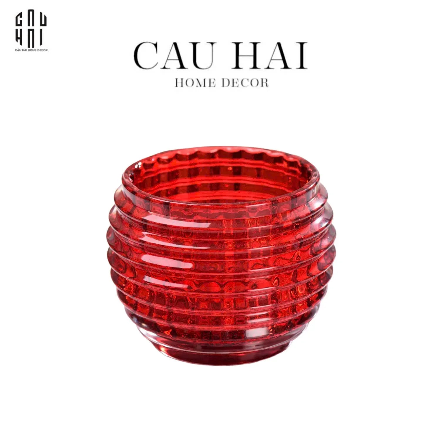 FÊTES COUTURE - LỌ CRYSTAL ROUGE FEU FW25 - CẬU HAI HOME DECOR
