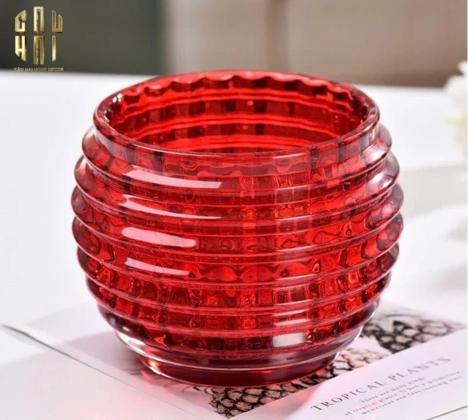 FÊTES COUTURE - LỌ CRYSTAL ROUGE FEU FW25 - CẬU HAI HOME DECOR